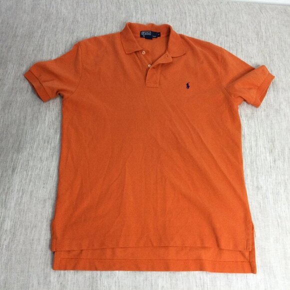 Men's Orange Ralph Lauren polo, Size M - Picture 2 of 4